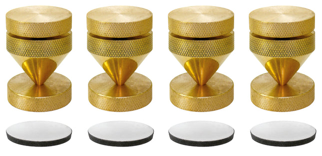 Dynavox spikes 4 stuks - messing