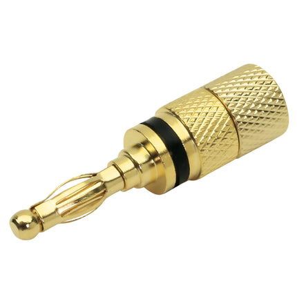 Dynavox Banaanstekker male - Verguld - Zwart