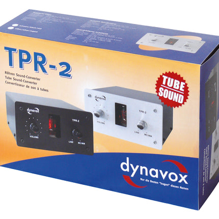 Dynavox TPR-2 zilver buizen voorversterker line en phono