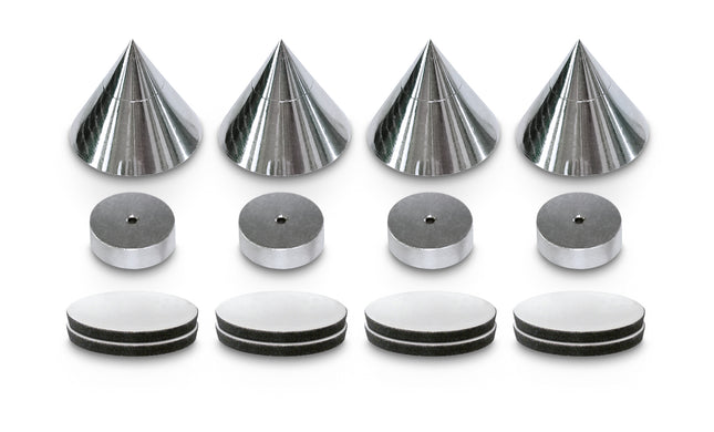 Dynavox spikes 4 stuks - chrome