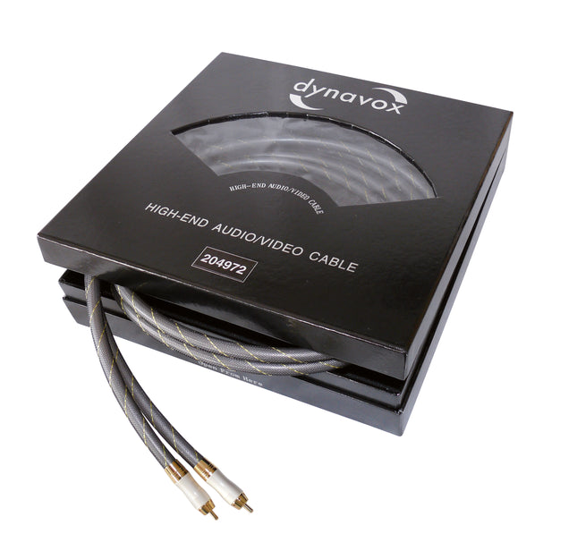 Highend-Stereo-Cinchkabel 2 x 0.6 meter