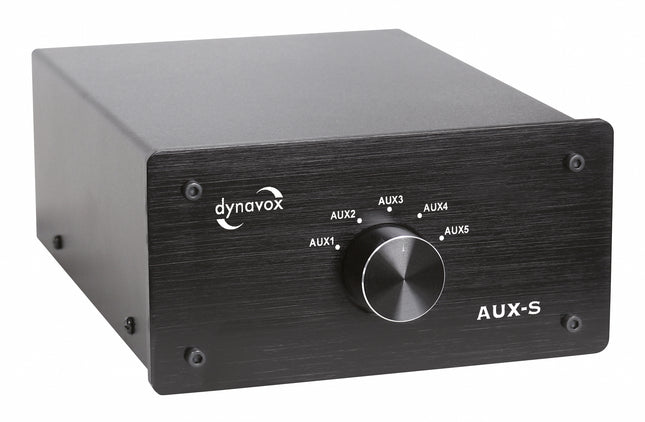 Dynavox AUX-S ingang uitbreider zwart 5 extra ingangen