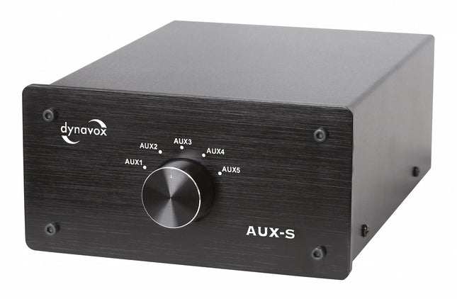 Dynavox AUX-S ingang uitbreider zwart 5 extra ingangen