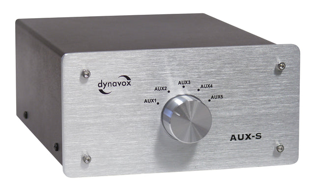 Dynavox AUX-S ingang uitbreider zilver 5 extra ingangen