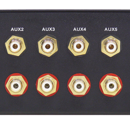 Dynavox AUX-S ingang uitbreider zilver 5 extra ingangen