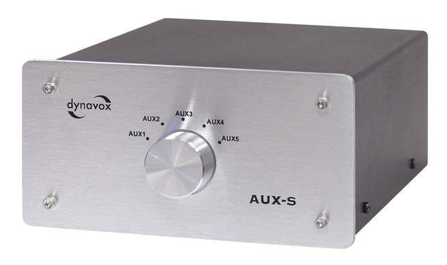 Dynavox AUX-S ingang uitbreider zilver 5 extra ingangen