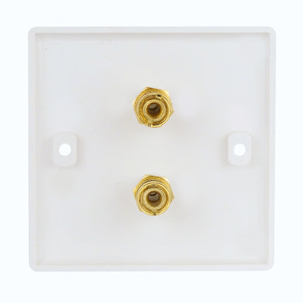 Dynavox LS wandplaat wit - 2 voudig