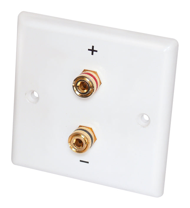 Dynavox LS wandplaat wit - 2 voudig