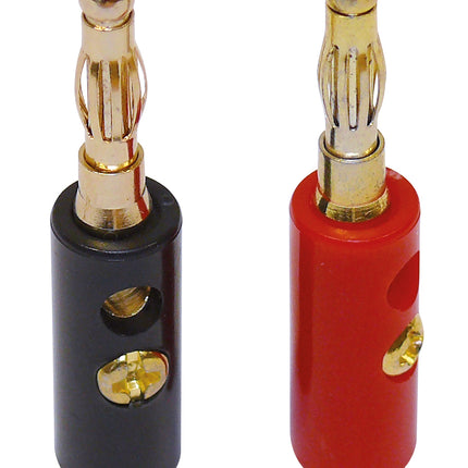 Dynavox banaanstekker set rood/zwart