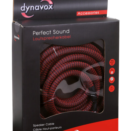 Dynavox High-End twisted Luidspreker kabel 3 meter 2 stuks
