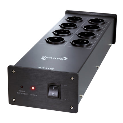 Dynavox X4100B HiFi netfilter stekkerblok zwart