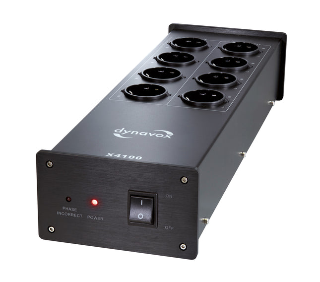Dynavox X4100B HiFi netfilter stekkerblok zwart