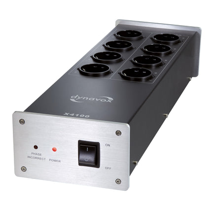 Dynavox X4100 HiFi netfilter stekkerblok zilver