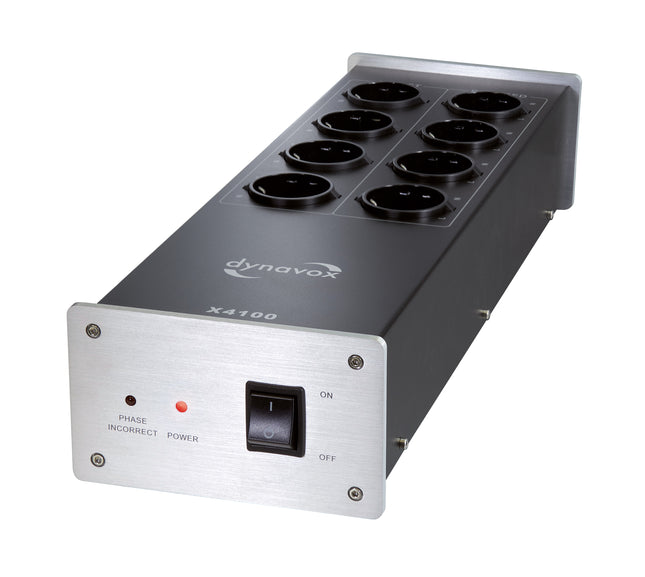 Dynavox X4100 HiFi netfilter stekkerblok zilver