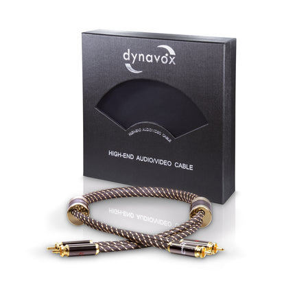 Dynavox Black Line Cinchkabel Stereo 1 meter