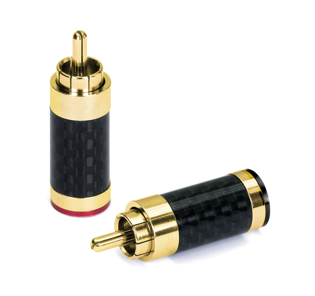 Dynavox hoogwaardige cinch carbon set van 4 pluggen