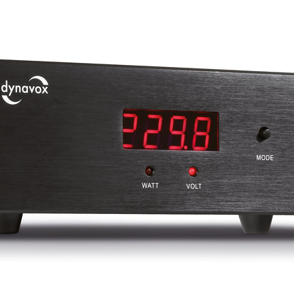 Dynavox X7000B High-End HiFi netfilter zwart met Watt en Voltage Display