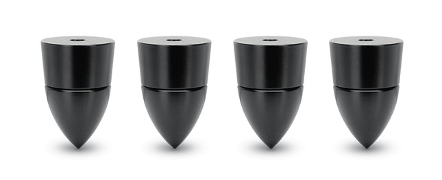 Dynavox spikes 4-delig in de kleur zwart