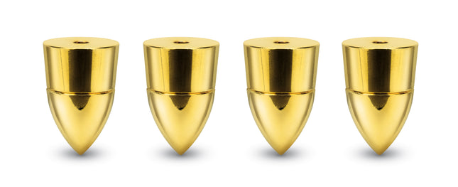 Dynavox spikes 4 delig in de kleur messing