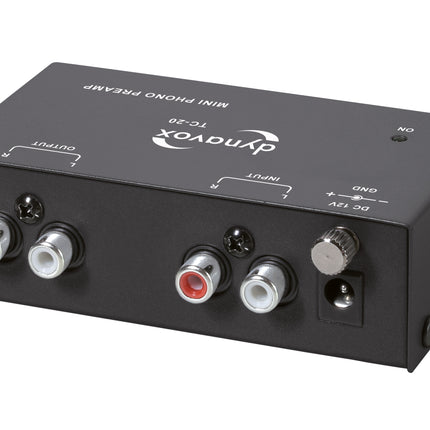 Dynavox TC20 phono voorversterker zwart