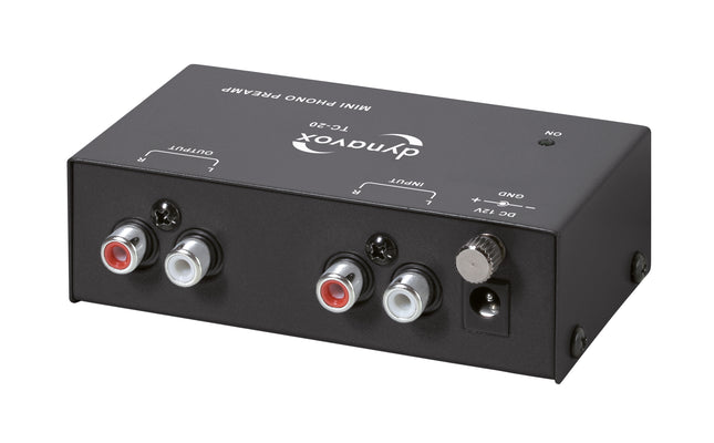 Dynavox TC20 phono voorversterker zwart