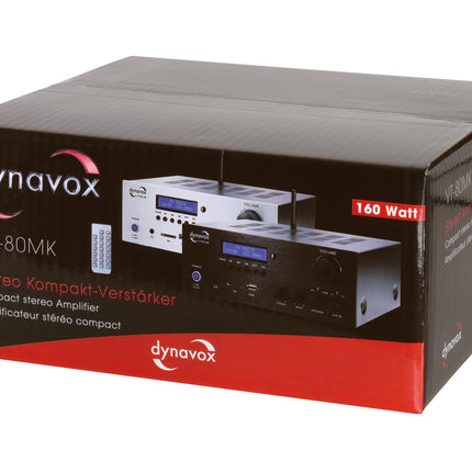 Dynavox VT-80MK stereo versterker met bluetooth en tuner