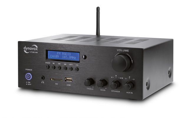 Dynavox VT-80MK stereo versterker met bluetooth en tuner