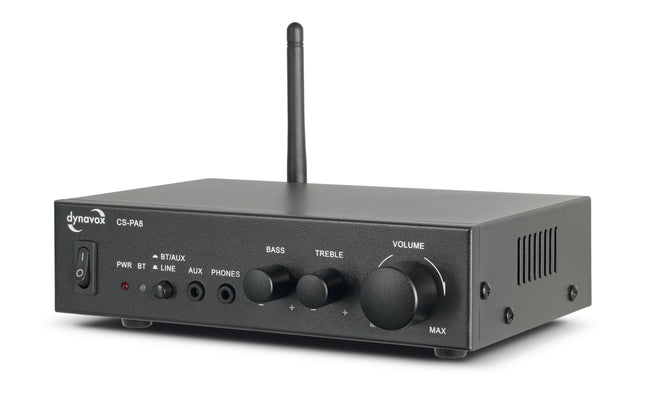 Dynavox CS-PA8 digitale miniversterker met Bluetooth zwart