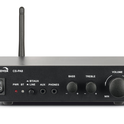 Dynavox CS-PA8 digitale miniversterker met Bluetooth zwart