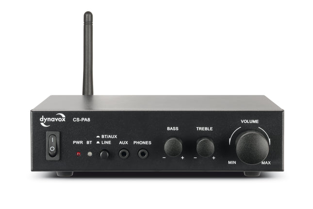 Dynavox CS-PA8 digitale miniversterker met Bluetooth zwart