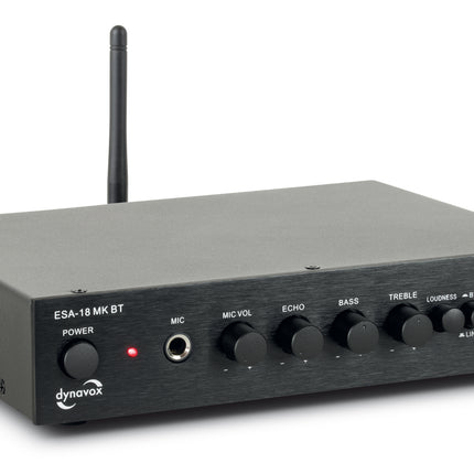 Dynavox ESA-18 MK Bluetooth versterker zwart
