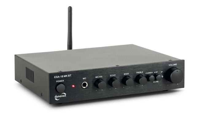 Dynavox ESA-18 MK Bluetooth versterker zwart