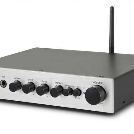 Dynavox ESA-18 MK Bluetooth versterker zilver