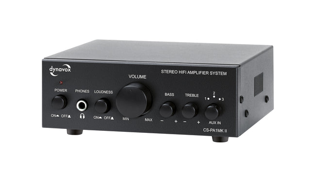 Dynavox CS-PA1 MK2 kleine versterker 60 watt in het zwart