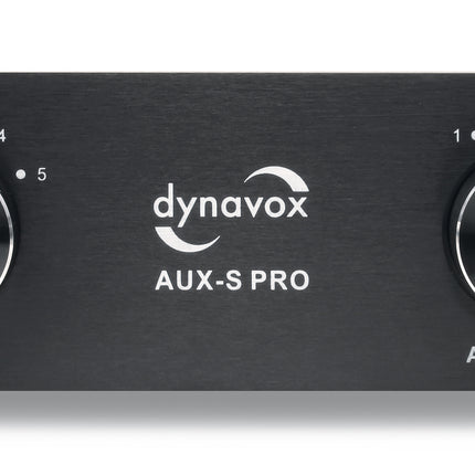 Dynavox AUX-S PRO ingang uitbreider 5 extra ingangen zwart
