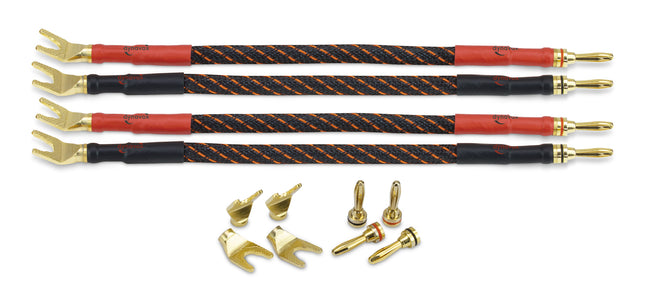 Dynavox 4 delige Bi-Wire kabelbruggenset
