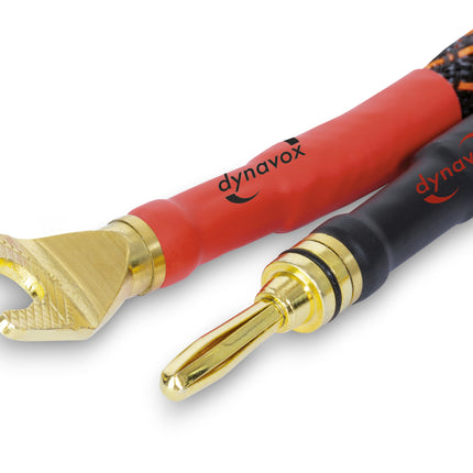 Dynavox 4 delige Bi-Wire kabelbruggenset